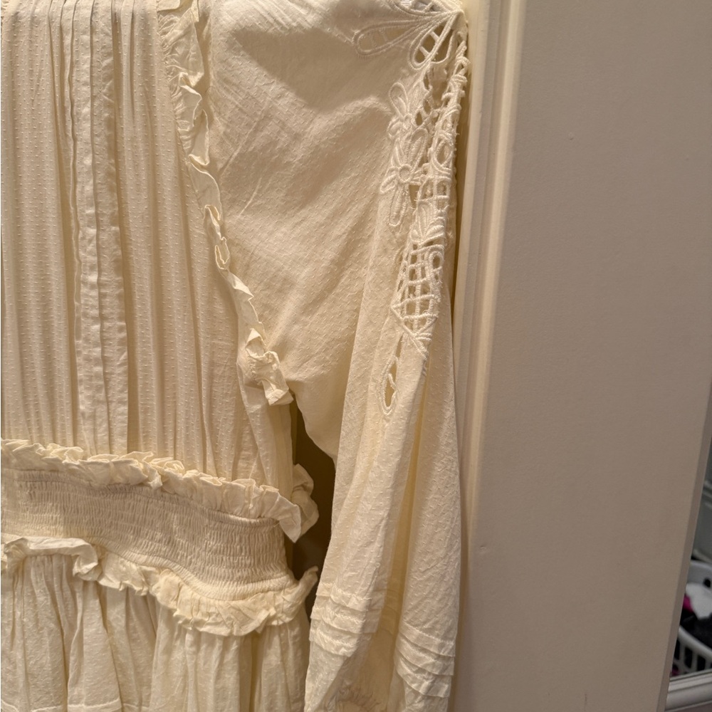 Cleobella Cream Ruffle Dress - Picture 10 of 11